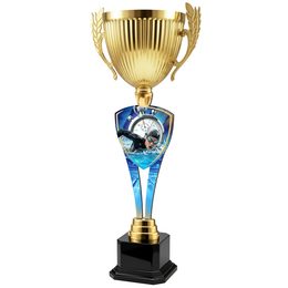 Classic Honor Swimming Metal Trophy Cup
