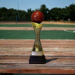 Triple Tier Basketball Trophy