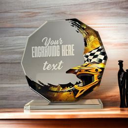 Hopper Motocross Glass Award