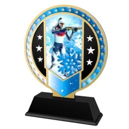 Sentinel Stainless Steel Biathlon Trophy