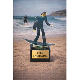 Toledo Surfing Handmade Metal Trophy