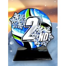 Roswell Black Acrylic 2nd Place Winter Trophy