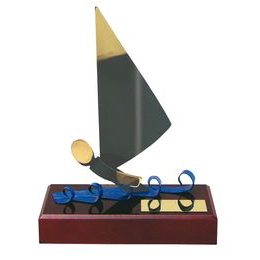 Barcelona Sailing Handmade Metal Trophy