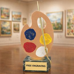 Picasso Art Handmade Metal Trophy