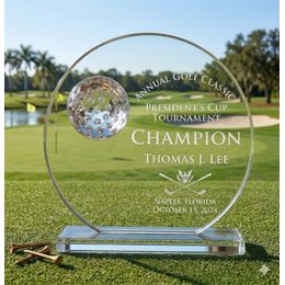 Duette Jade Crystal Golf Award