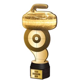 Frontier Classic Real Wood Curling Trophy