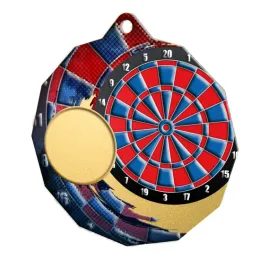 Dodeca Darts Stainless Steel Logo Insert Medal