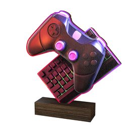 Sierra Gaming Real Wood Trophy