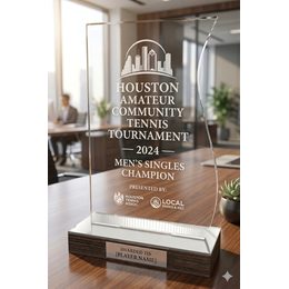 Waldron Acrylic & Wood Classic Trophy