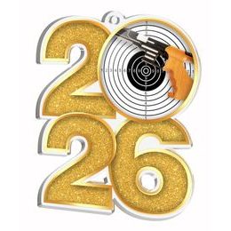 Shooting 2026 Acrylic Medal