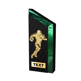 ATAMI Modern Metal & Wood Football Trophy