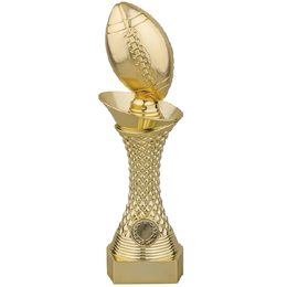 Gold Football Trophy