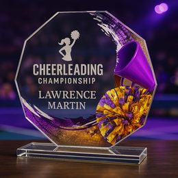 Hopper Cheerleader Glass Award