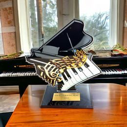 Cannes Printed Acrylic Piano Trophy