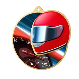Aurum Stainless Steel Motosport Medal