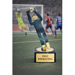 Toledo Goalkeeper Handmade Metal Trophy