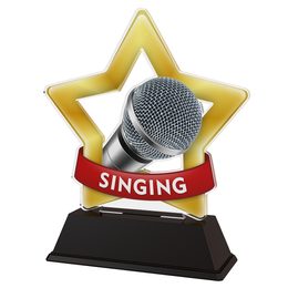 Mini Star Singing Trophy