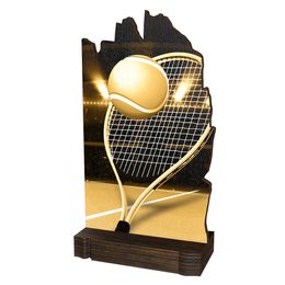 Shard Classic Tennis Eco Friendly Wooden Trophy
