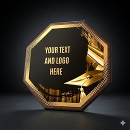 HEX Metal & Wood School Plaque