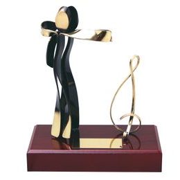 Barcelona Ballroom Dancing Handmade Metal Trophy