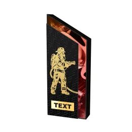 ATAMI Modern Metal & Wood Firefighter Trophy