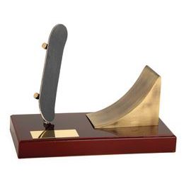 Skateboard Skate Park Handmade Metal Trophy