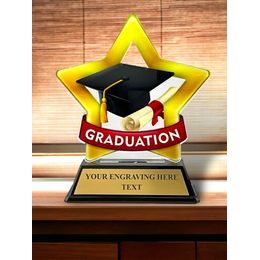 Mini Star Graduation Trophy