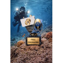 Underwater Photography Handmade Metal Trophy