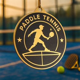 Valor Stainless Padel Tennis Medal