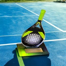 Cannes Printed Acrylic Padel Trophy