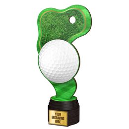 Frontier Real Wood Golf Trophy