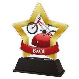 Mini Star BMX Bike Trophy