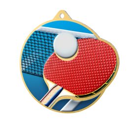 Aurum Stainless Steel Table Tennis Medal