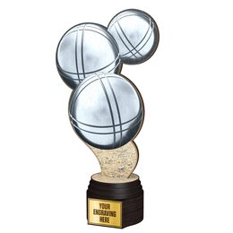 Frontier Real Wood Petanque Trophy