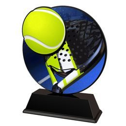 Roswell Black Acrylic Padel Trophy