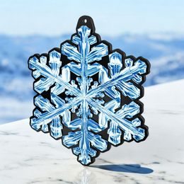 Rincon Snowflake black acrylic medal
