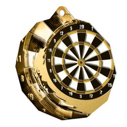 Polygon Classic Stainless Steel Darts Medal