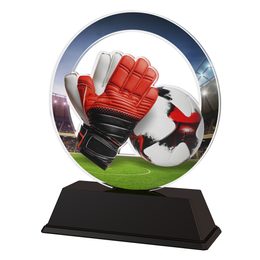 Prague Soccer Goalkeeper Gloves Trophy