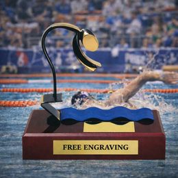Barcelona Diving Handmade Metal Trophy