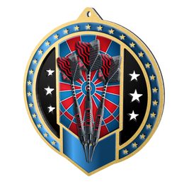 Noir Stainless Steel Electronic Darts Medal