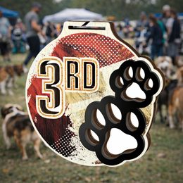 Highgrove Fusion Dog Paw 3rd Place Bronze Medal