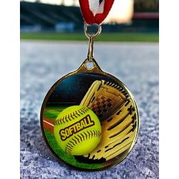 Barnet Softball Color Texture 3D Print MaxMedal