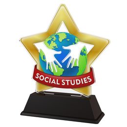 Mini Star Social Studies Trophy