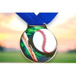 Sacul Baseball Color Texture 3D Print Medal