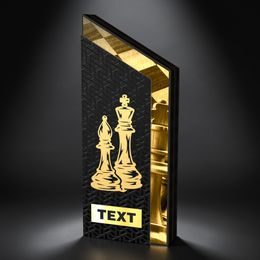 ATAMI Modern Metal & Wood Chess Trophy