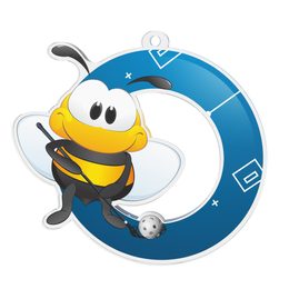 Bumble Bee Floorball Medal