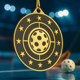 Valor Stainless Steel Pickleball Medal