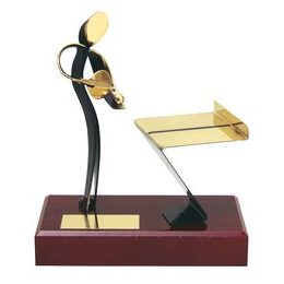 Barcelona Table Tennis Handmade Metal Trophy