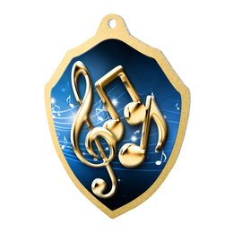 Molten Stainless Steel Music Medal