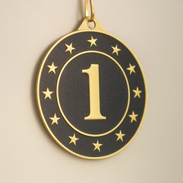 Valor Stainless Steel 1st 2nd 3rd Medal